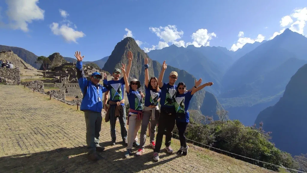 Machu Picchu with a guide